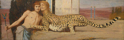 Des caresses, 1896, Fernand Khnopff