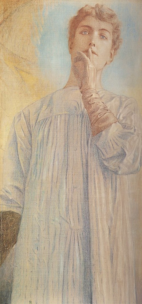 Silence, 1890, Fernand Khnopff