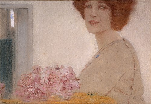 Le Rose, 1912, Fernand Khnopff