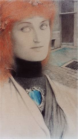 Who Shall Deliver Me?, 1891, Fernand Khnopff
