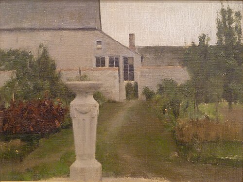 le jardin, 1886, Fernand Khnopff