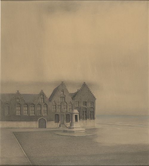 Une ville abandonnée, 1904, Fernand Khnopff