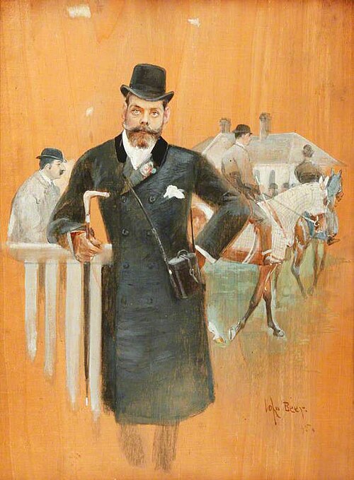 King George V (1865–1936) as Duke of York, 1895, John Axel Richard Beer