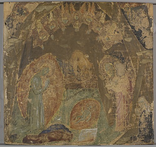 Saint Bridget’s Vision of the Nativity, 1375, Niccolo di Tommaso