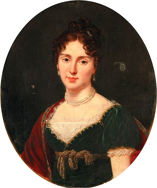 Portret Antoniny Katarzyny z Łączyńskich, siostry Marii Walewskiej, , Robert Lefèvre