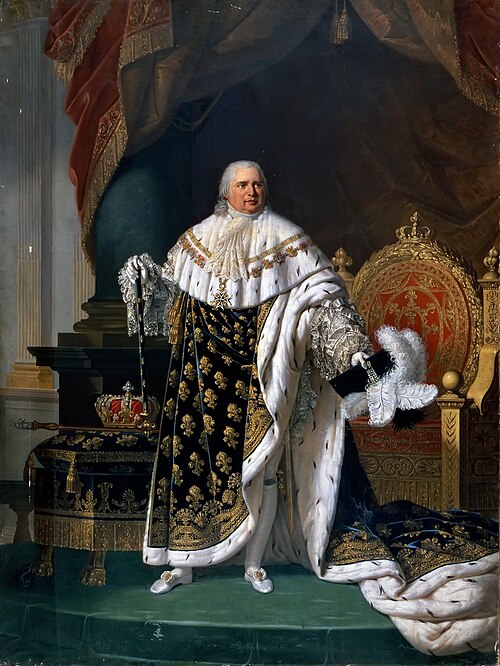 Louis XVIII, roi de France (1755-1824), 1816, Robert Lefèvre