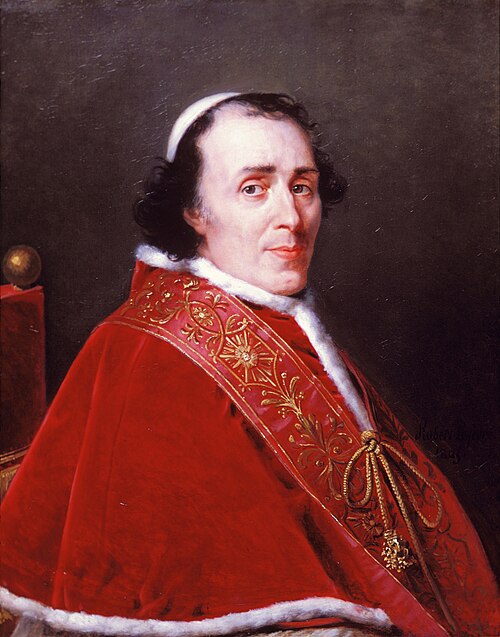 Portrait of Pope Pius VII, 1805, Robert Lefèvre