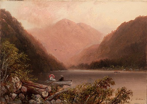 View of a Mountain Lake II, 1870, Granville Perkins