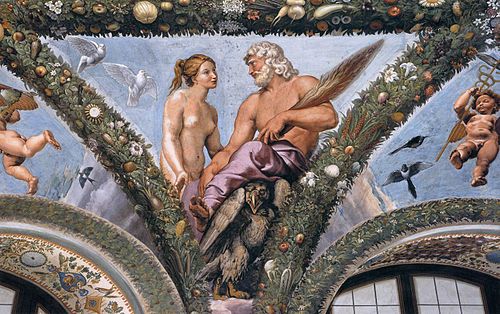 Vénus et Jupiter, 1517, Raphaël
