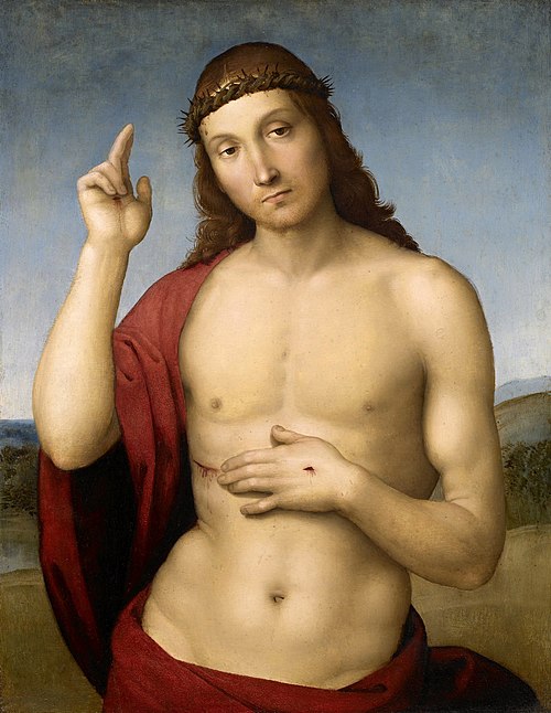 Le Christ bénissant, 1505, Raphaël