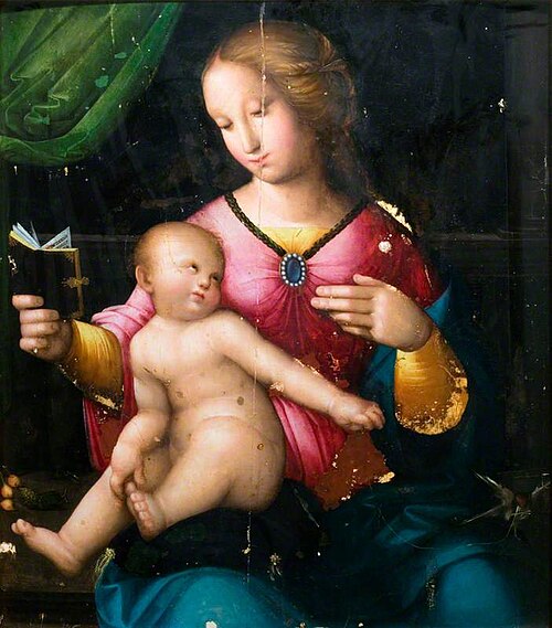 The Madonna and Child with a Goldfinch, , Raphaël