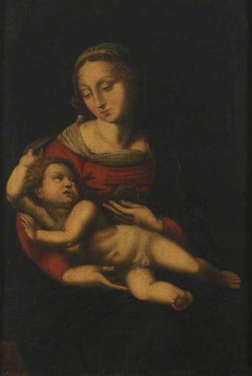 Virgin and Child, , Raphaël