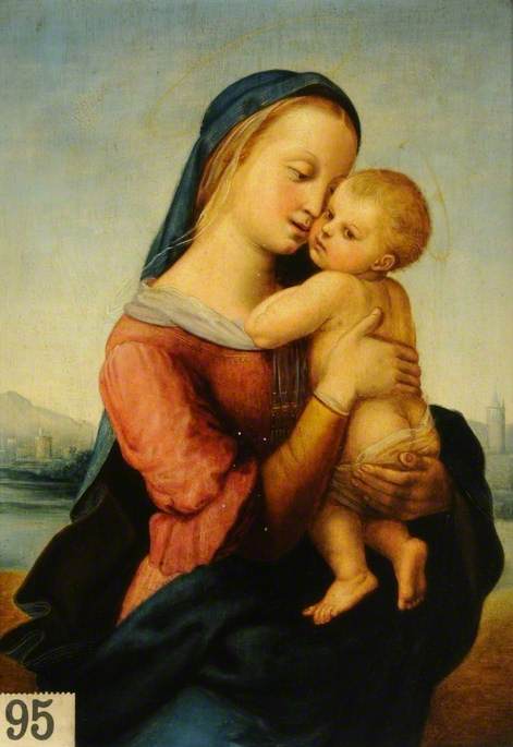 Madonna and Child, , Raphaël