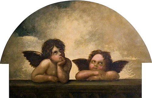 Cherubs of the Sistine Madonna, , Raphaël