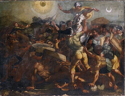 Joshua Commanding The Sun And The Moon To Stand Still, 1750, Raphaël