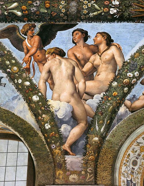 Les trois Grâces, 1517, Raphaël