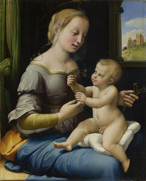 La Madone aux œillets, 1506, Raphaël