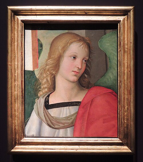 Angel from Baronci Altarpiece, 1501, Raphaël