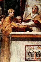 Le serment de Léon III, 1516, Raphaël