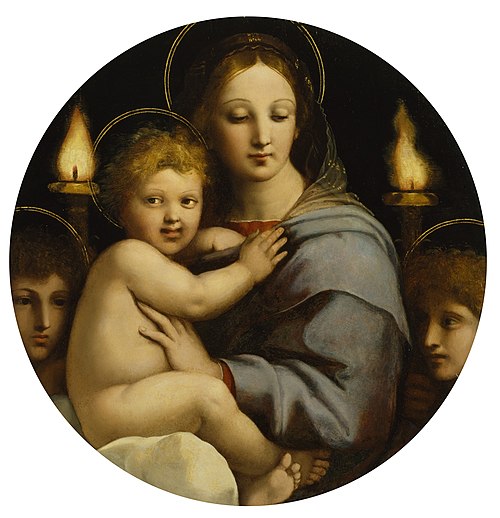 La Vierge aux candélabres, 1513, Raphaël