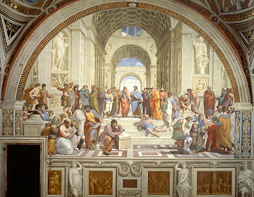 L'École d'Athènes, 1512, Raphaël