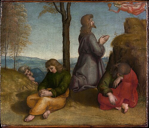Le Christ au jardin des Oliviers, 1504, Raphaël