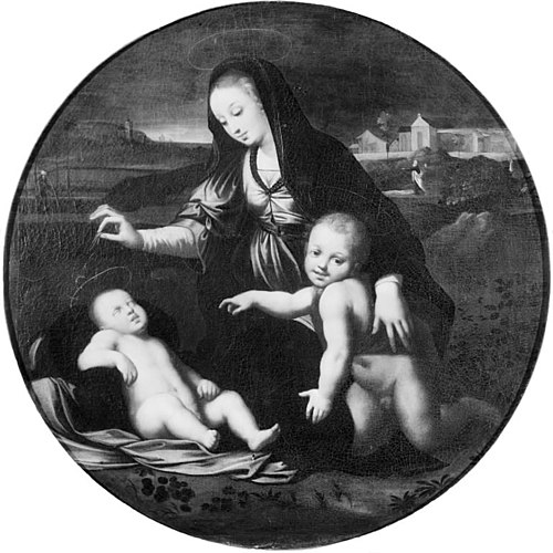 Virgin and Child with the Infant St John, , Raphaël