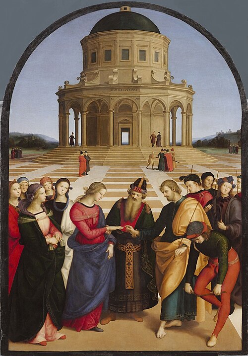 Le Mariage de la Vierge, 1504, Raphaël