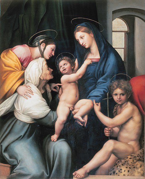 La Vierge de l'Impannata, 1513, Raphaël