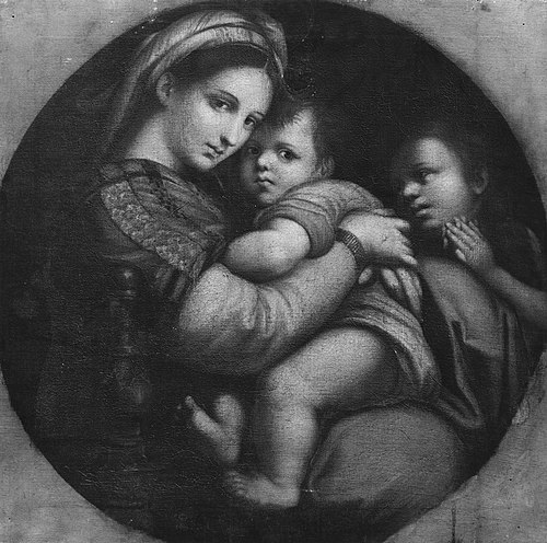 Virgin and Child with Young Saint John the Baptist, , Raphaël