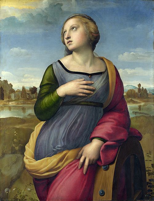 Sainte Catherine d'Alexandrie, 1507, Raphaël