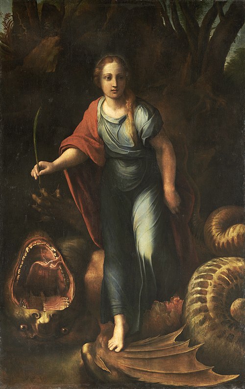 Sainte Marguerite, 1518, Raphaël