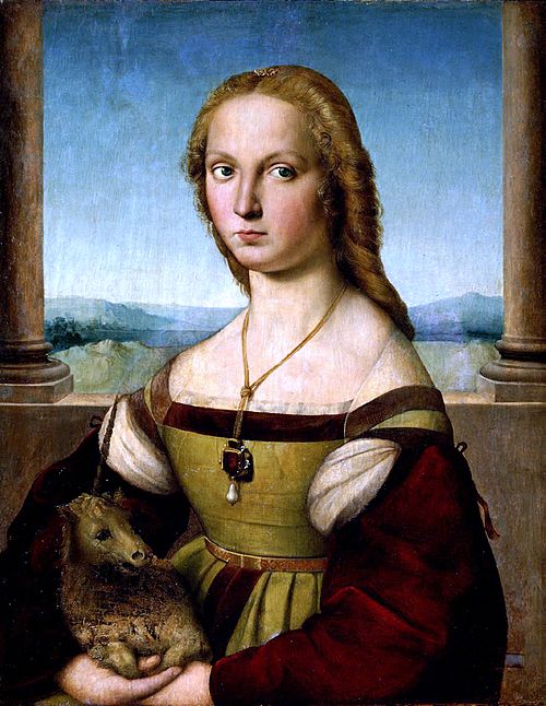 La Dame à la licorne, 1505, Raphaël
