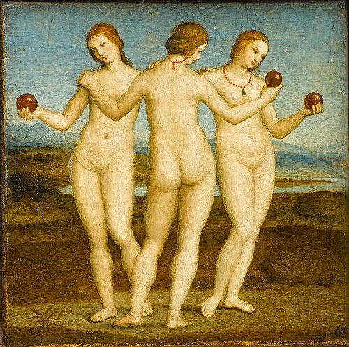 Three Graces, 1504, Raphael