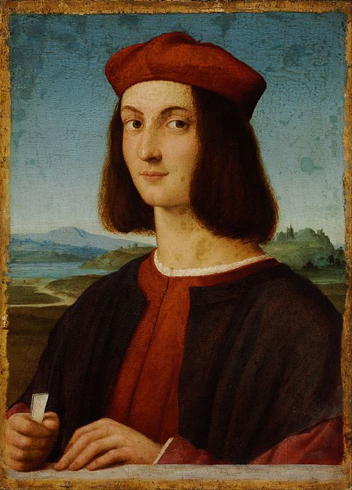 Portrait of Pietro Bembo, 1504, Raphael