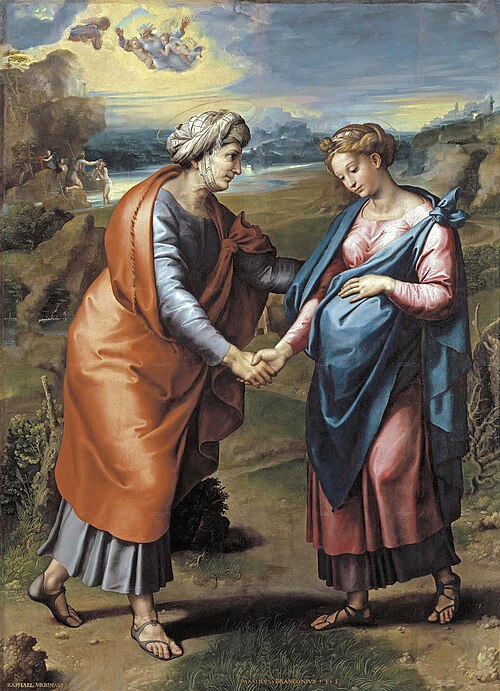Visitation, 1517, Raphael