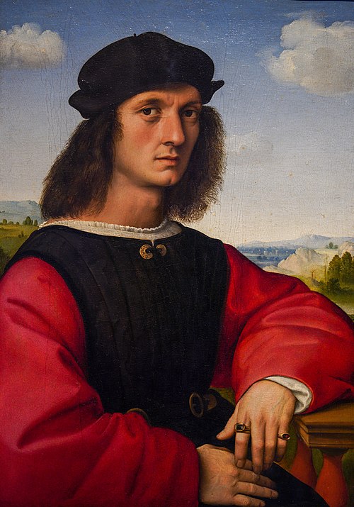 Portrait of Agnolo Doni, 1500, Raphael