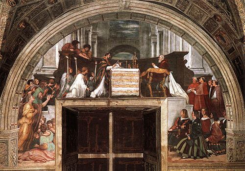 La Messe de Bolsena, 1512, Raphaël