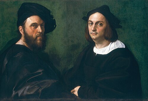 Double Portrait d'Andrea Navagero et Agostino Beazzano, 1516, Raphaël