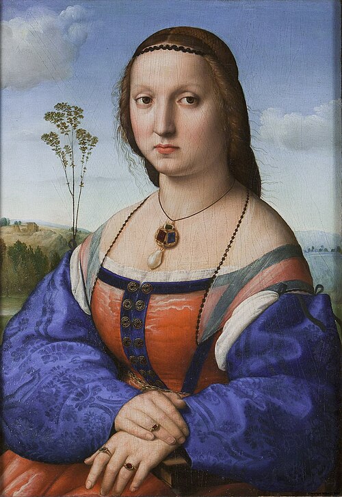 Portrait of Maddalena Doni, 1505, Raphael