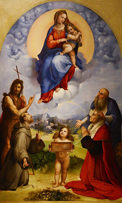 La Vierge de Foligno, 1511, Raphaël