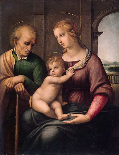 Madonna with Beardless Saint Joseph, 1506, Raphael