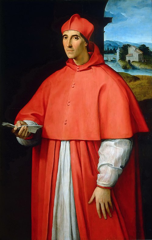 Portrait of Cardinal Alessandro Farnese, 1509, Raphael