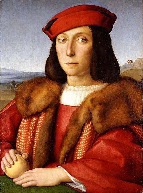 Portrait of a Young Man with an Apple, 1505, Raphael