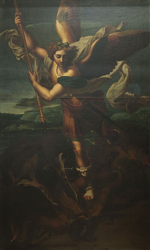 L'arcangelo Michele (copia da), 1501, Raphael