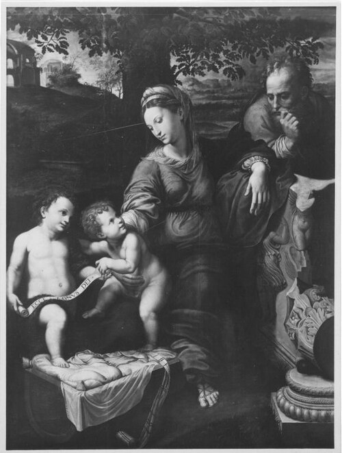 Heilige Familie unter der Eiche (Kopie nach), , Raphael