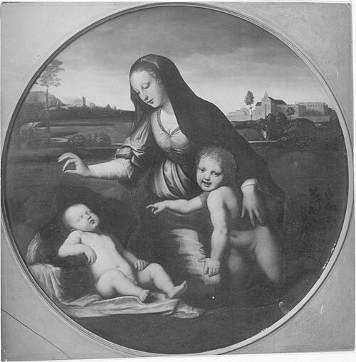 Madonna mit dem Schleier (Kopie nach), 1501, Raphael