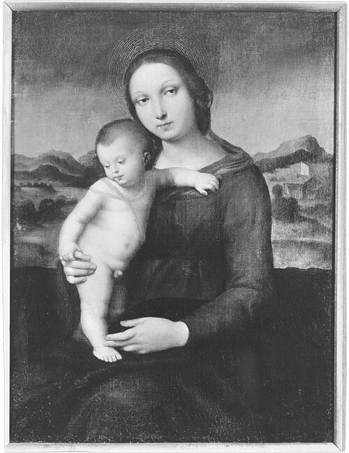Maria mit Kind (Kopie nach), 1501, Raphael