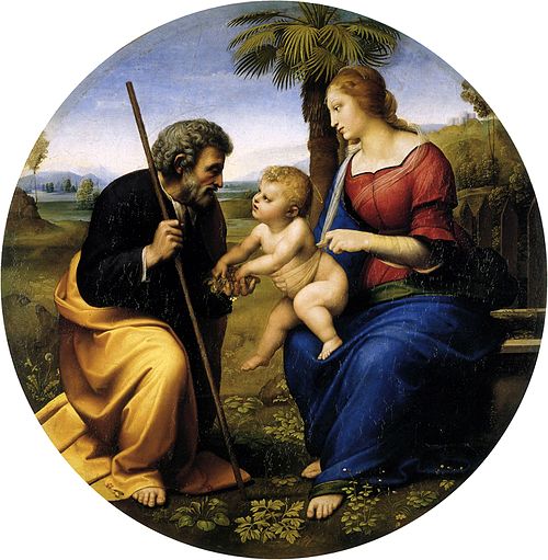 The Holy Family With a Palm Tree, 1506, Raphael