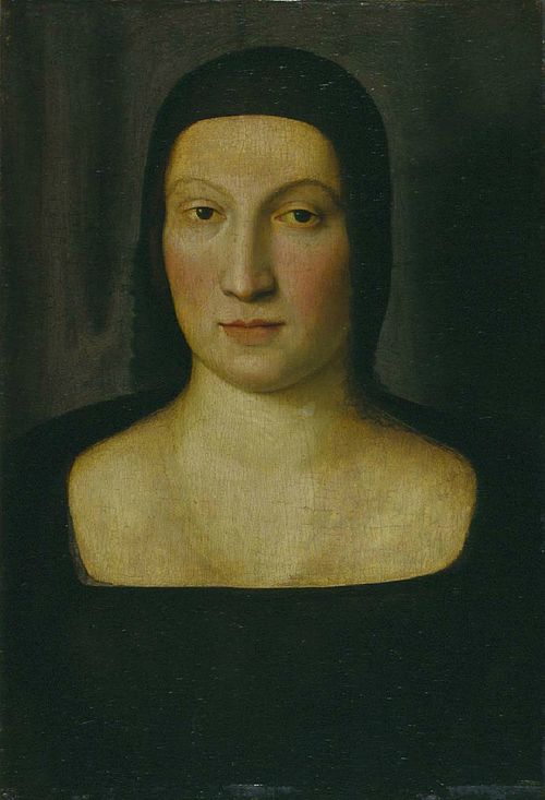 Portrait d'Emilia Pia de Montefeltro, 1504, Raphaël
